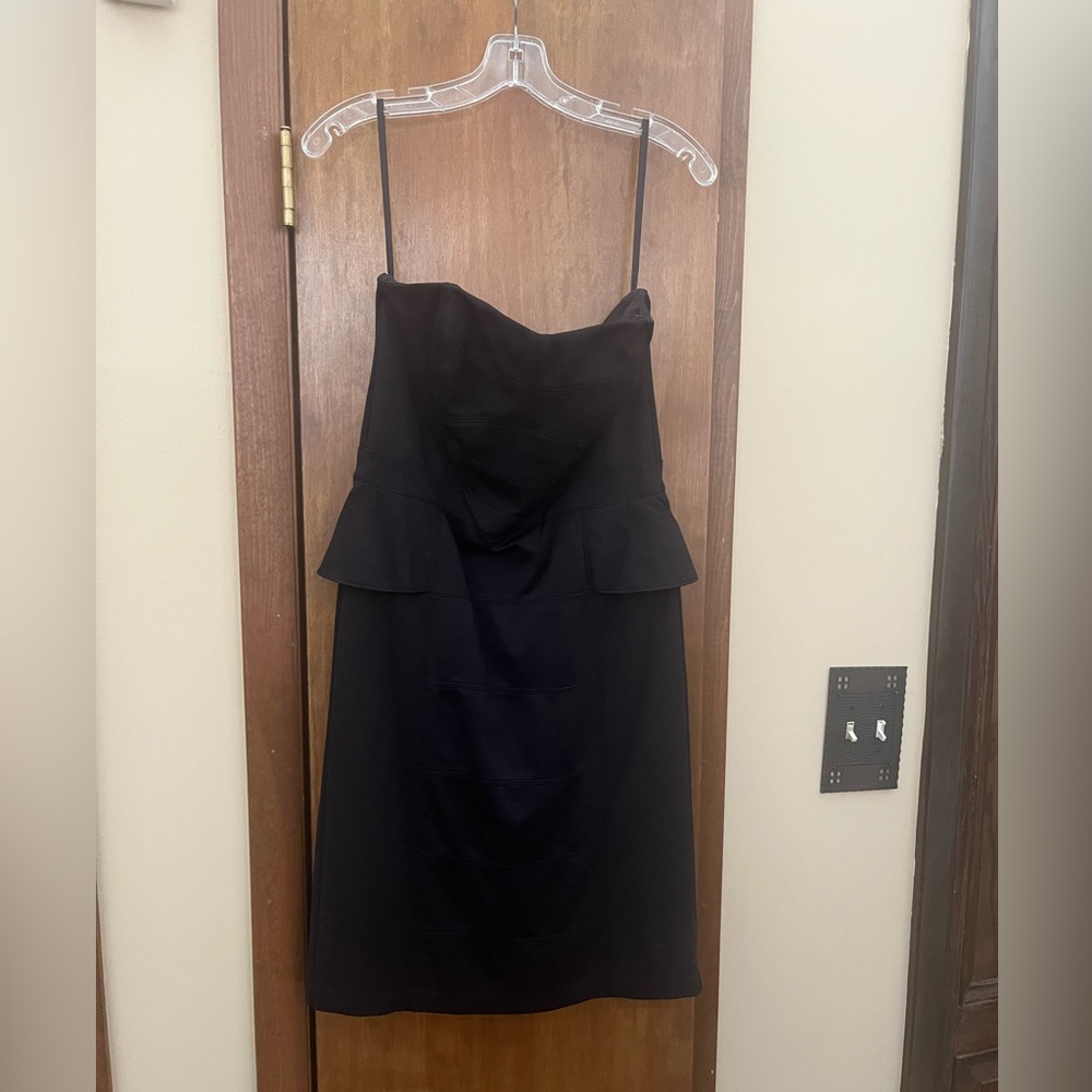 Strapless midi White House Black Market dress